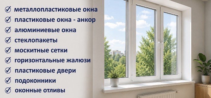 металлопластиковые окна в квартиру, дом, дачу, картинка