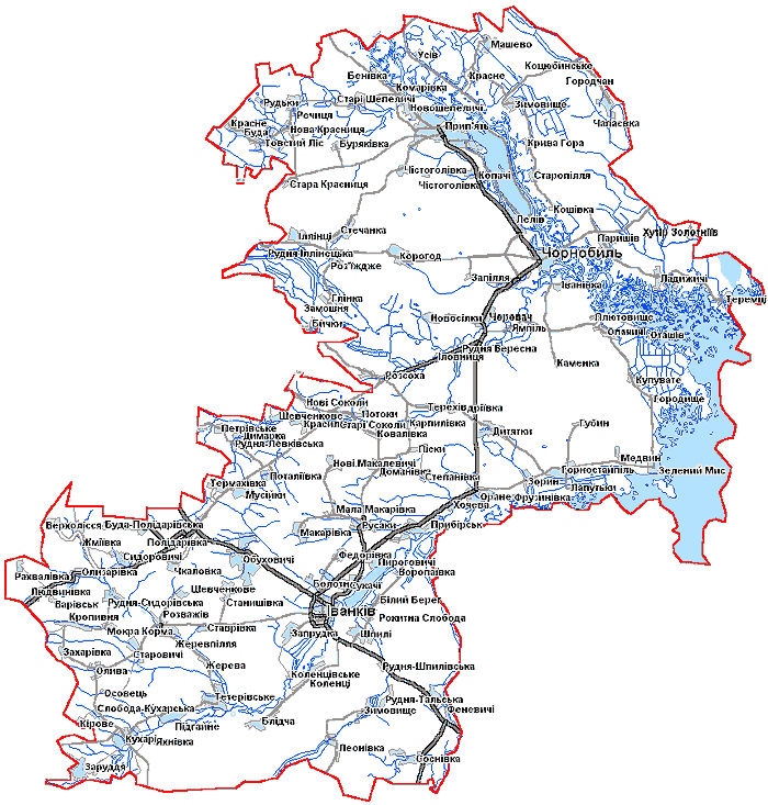 Картинка: Карта Иванковский район