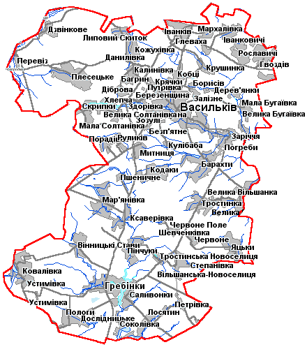 Картинка: Карта Васильківський район