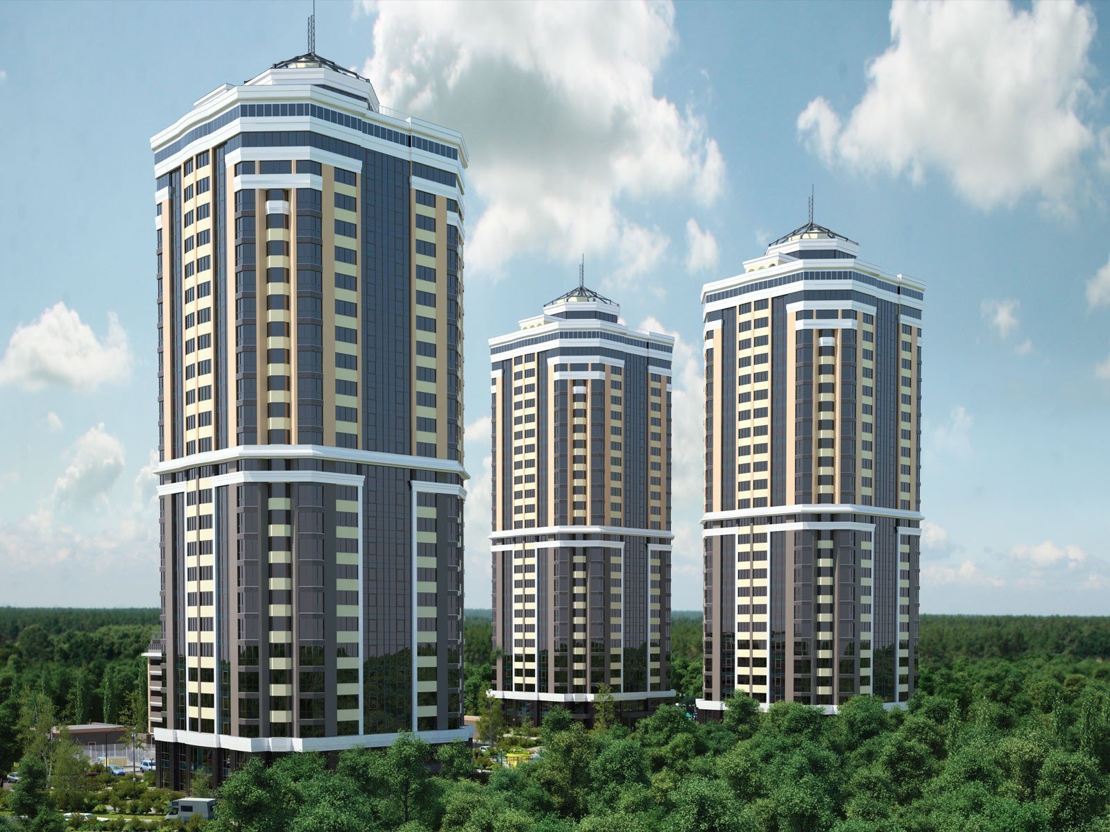 Фото: «Зеленый квартал» ЖК в Броварах - 1-к квартира