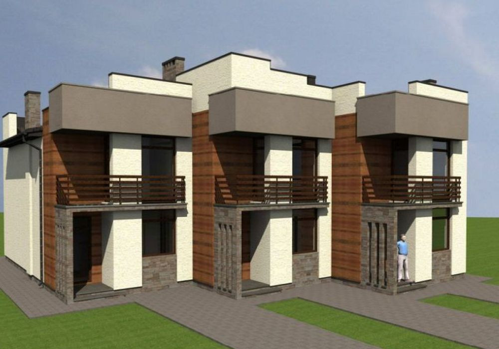 Фото: Таунхаусы на ул. 22 января - Таунхаус