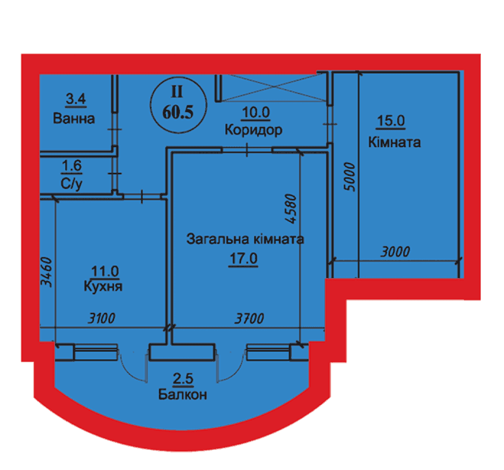 Фото: Новостройка на ул. Черновола, 22, 22а - 2-комнатная