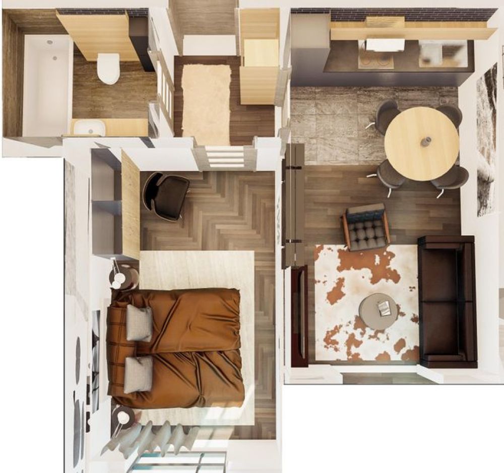 Фото: «Гостомельские Липки-3» ЖК - 1-комнатная