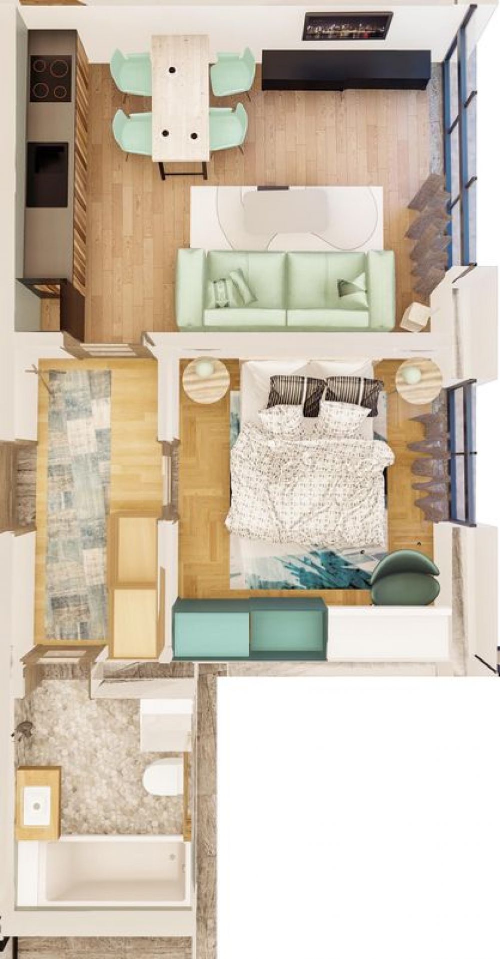 Фото: «Гостомельские Липки-3» ЖК - 1-комнатная