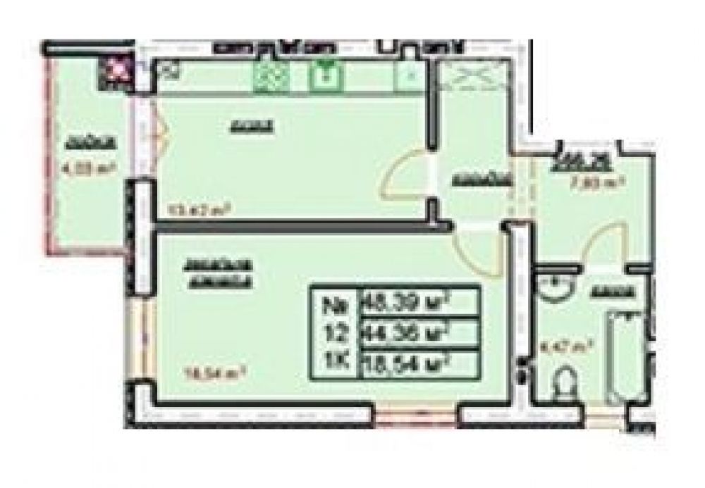 Фото: «Солнечный майдан» ЖК - 1-комнатная
