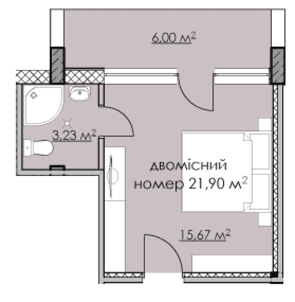 Фото: Апарт-комплекс Villa Family Club - 1-кімнатна