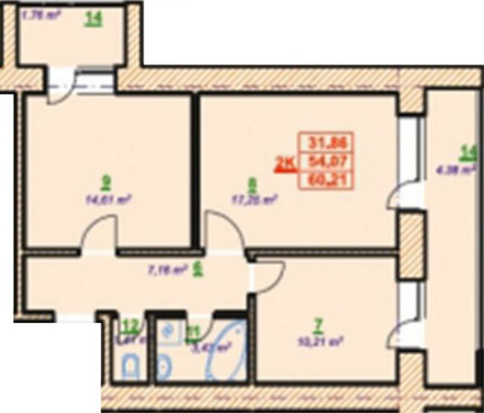 Фото: Новостройка на ул. Тисменицкая, 307а - 2-комнатная