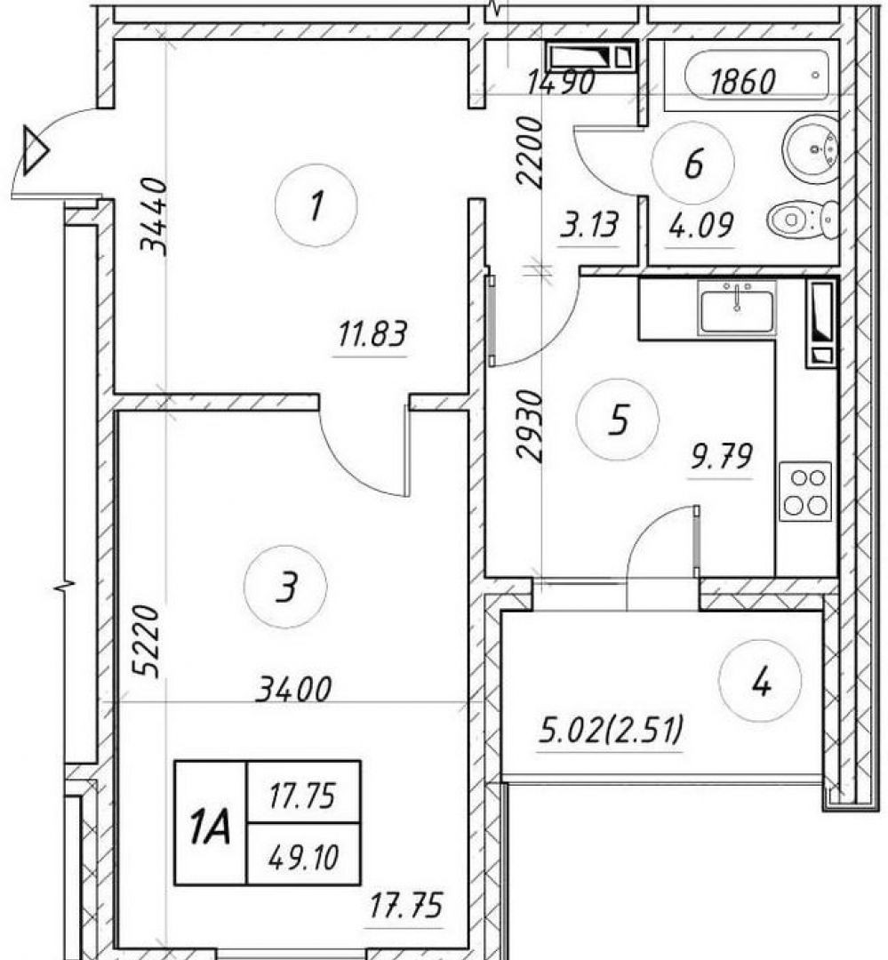 Фото: «Ярославичи-2» ЖК - 1-комнатная