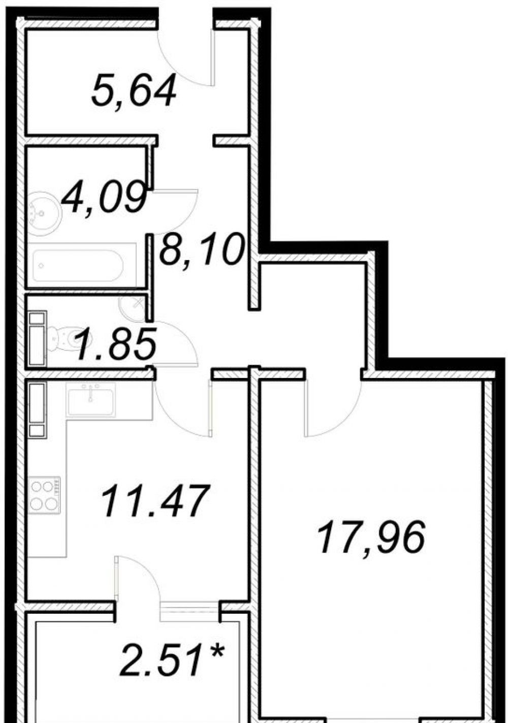 Фото: «Ярославичи-2» ЖК - 1-комнатная