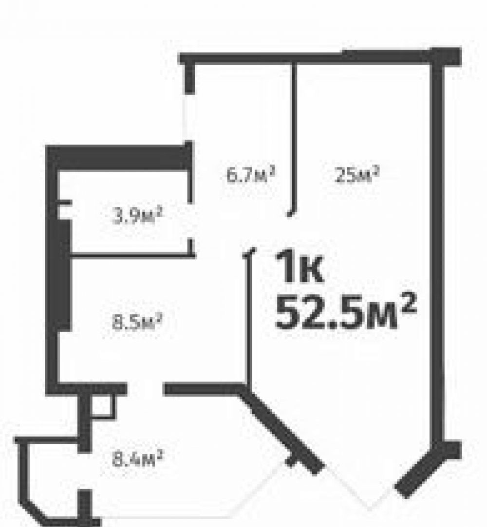 Фото: «Святопетровский» ЖК - 1-комнатная