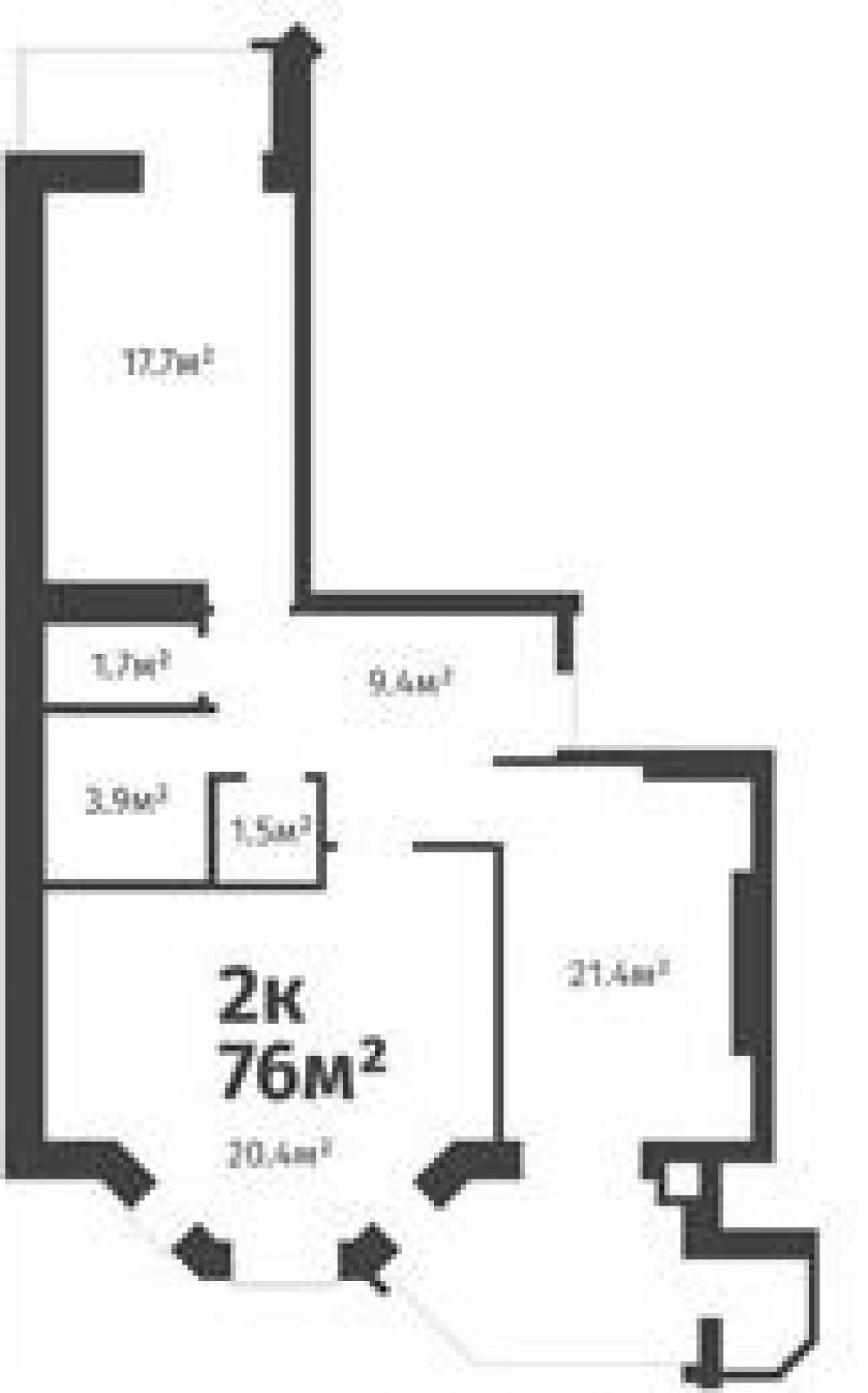 Фото: «Святопетровский» ЖК - 2-комнатная