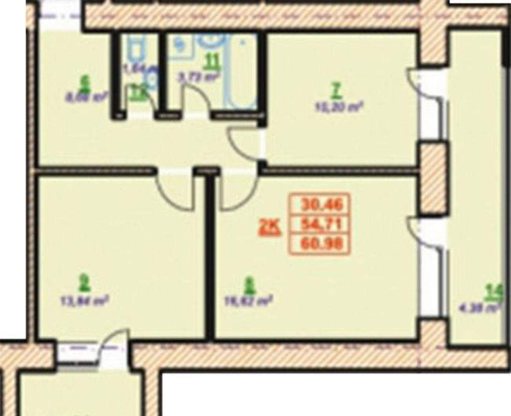 Фото: Новостройка на ул. Тисменицкая, 307а - 2-комнатная