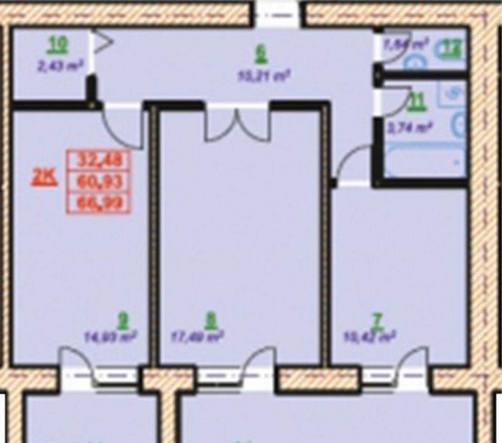 Фото: Новостройка на ул. Тисменицкая, 307а - 2-комнатная