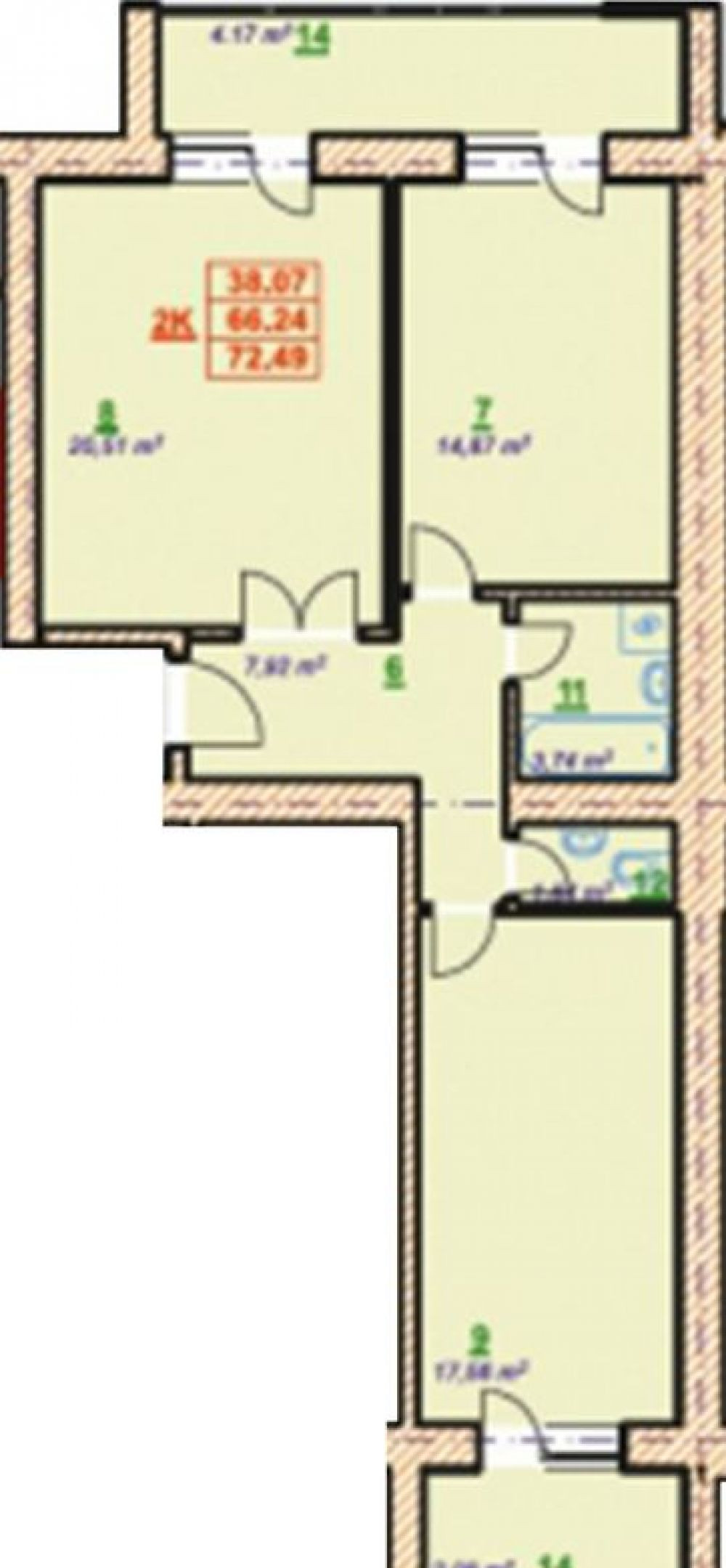 Фото: Новостройка на ул. Тисменицкая, 307а - 2-комнатная