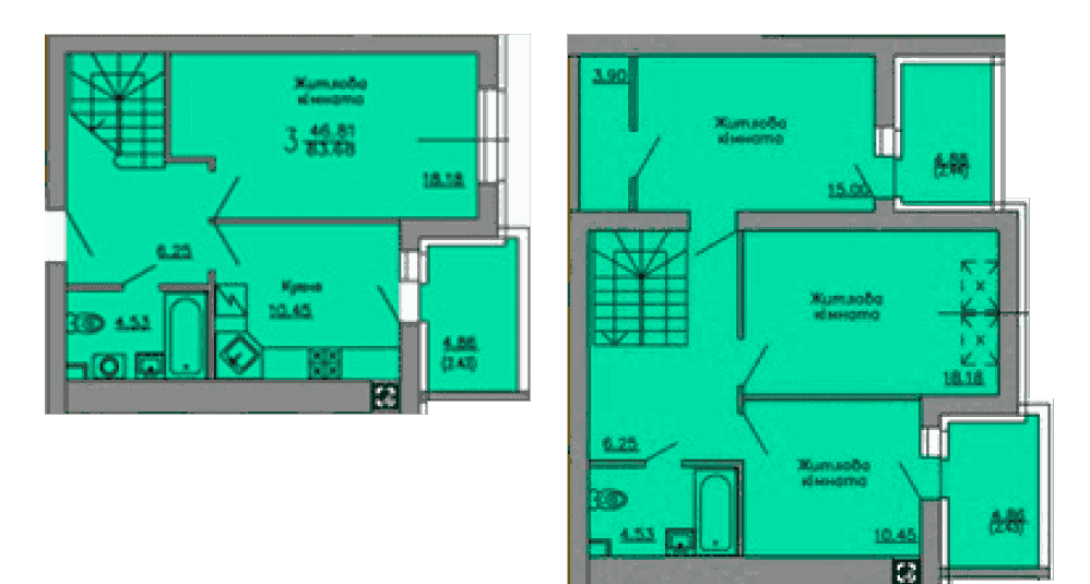 Фото: «Львівський маєток» ЖК - 3-кімнатна
