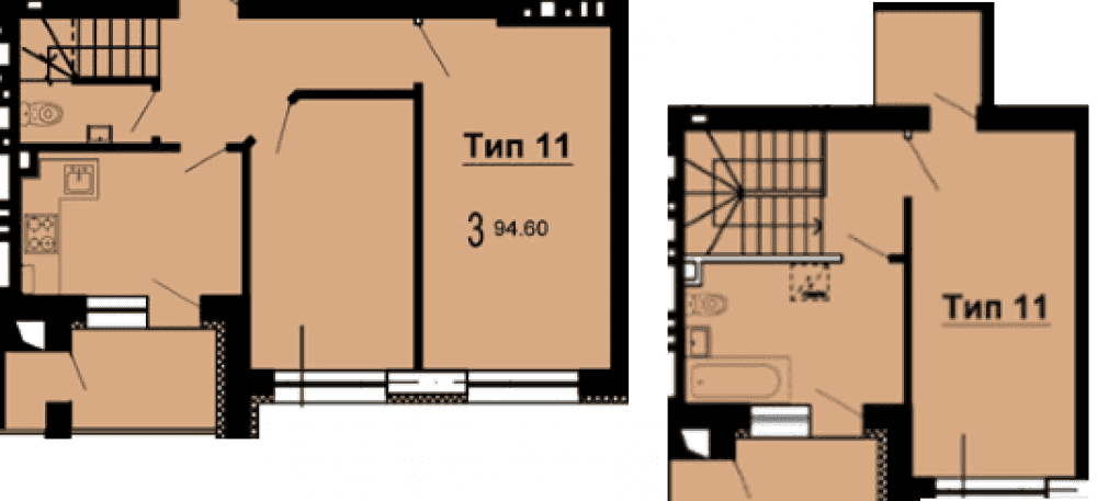 Фото: «Львівський маєток» ЖК - 3-кімнатна
