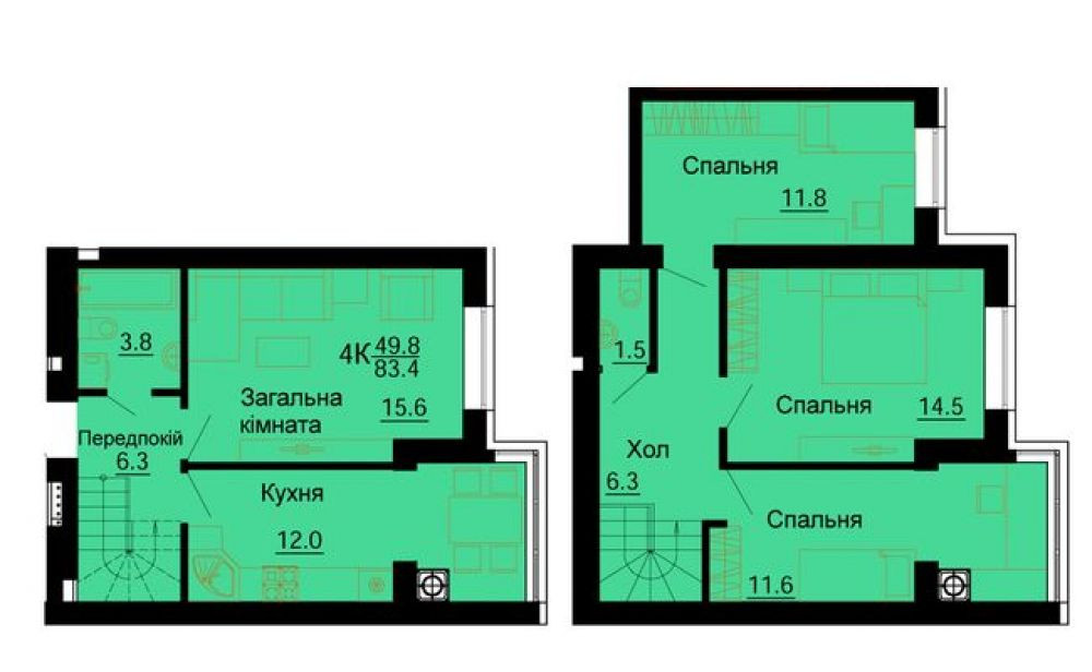 Фото: «Львовский маеток» ЖК - 4-комнатная