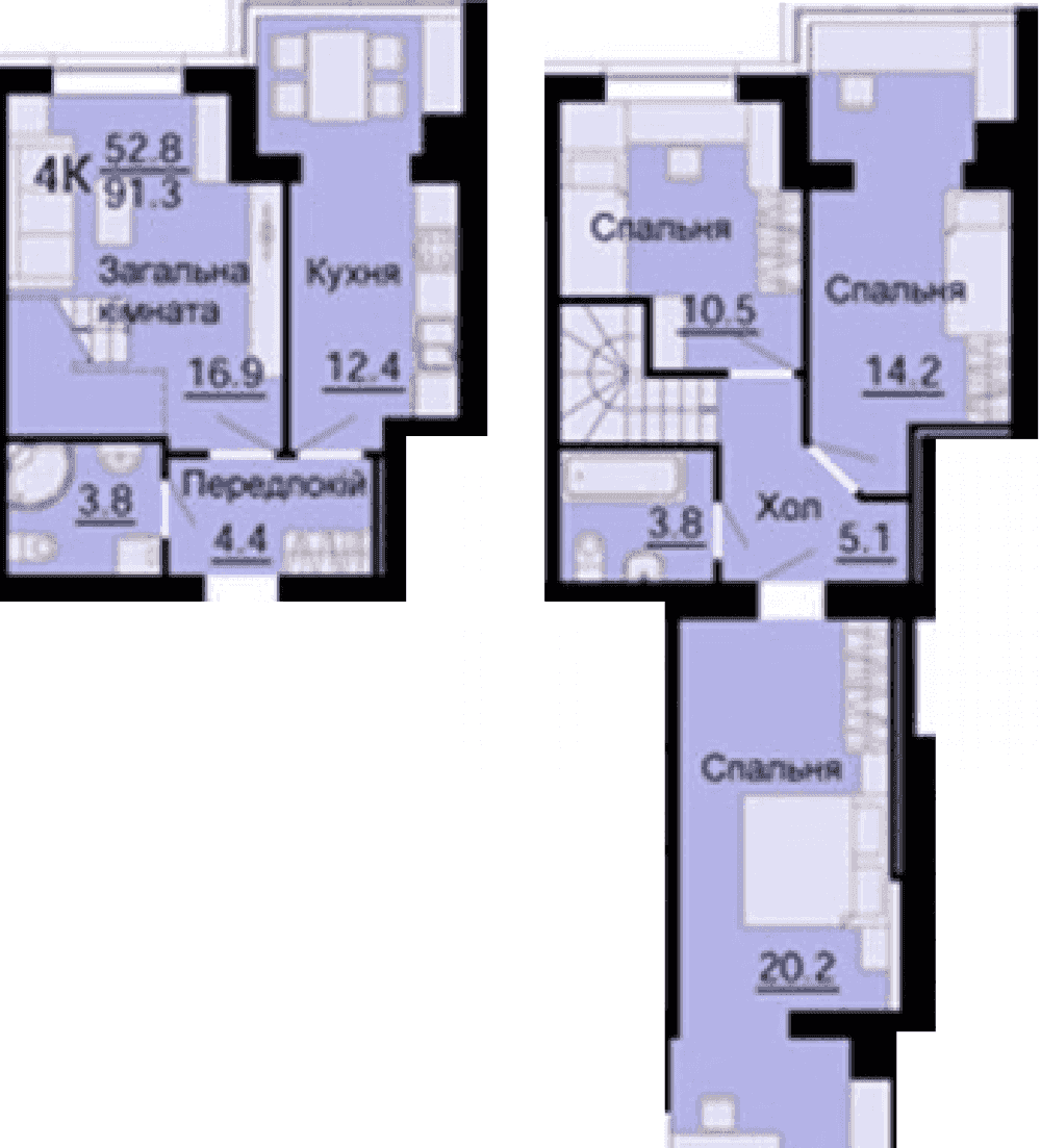 Фото: «Львівський маєток» ЖК - 4-кімнатна