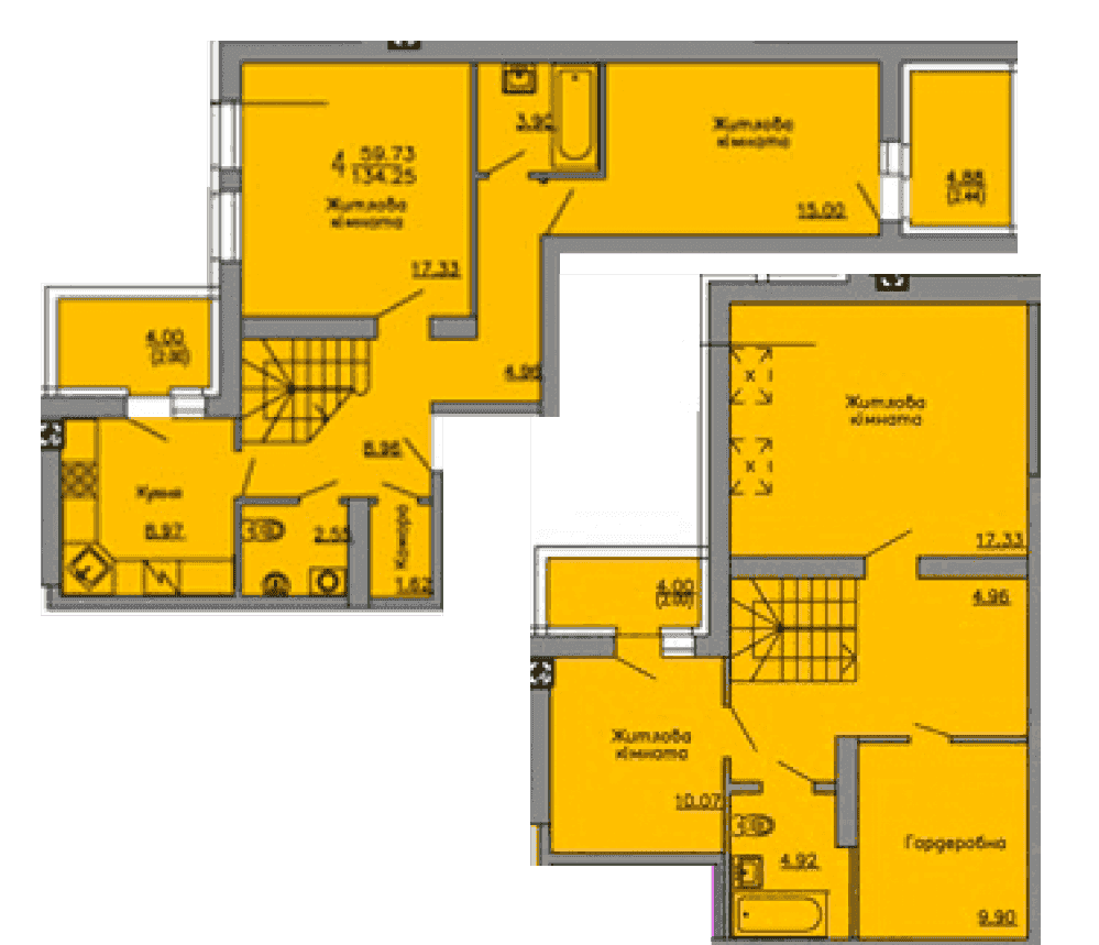 Фото: «Львівський маєток» ЖК - 4-кімнатна