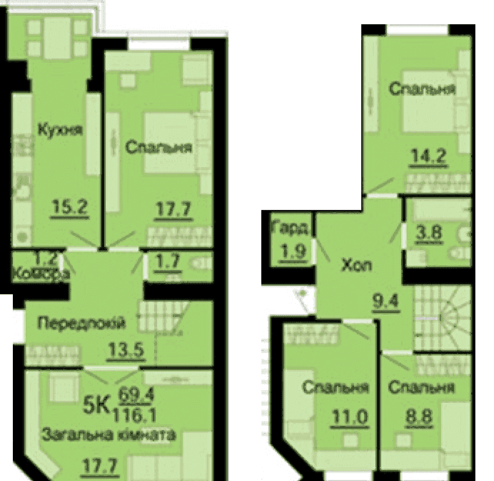 Фото: «Львівський маєток» ЖК - 5-кімнатна