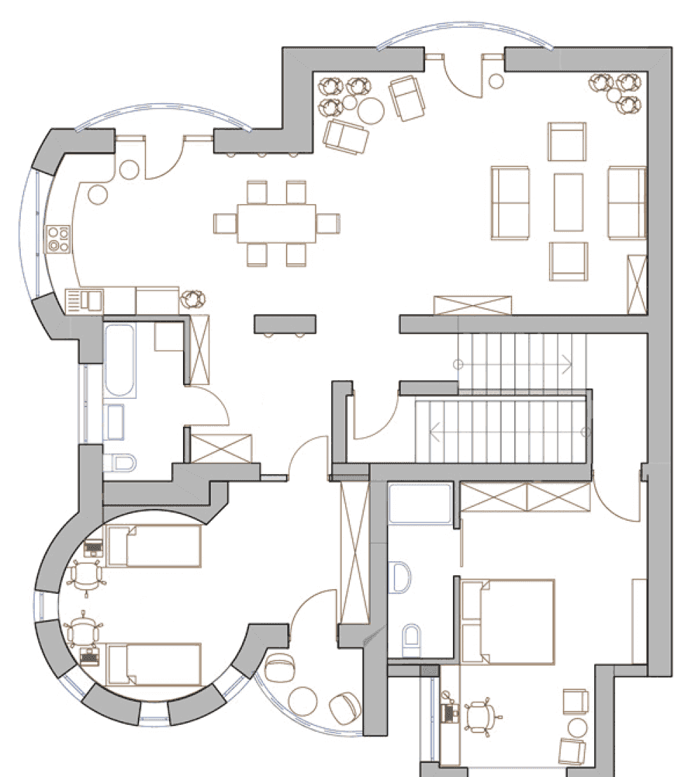 Фото: Клубний будинок „Хутір Ясний“ - 3-кімнатна