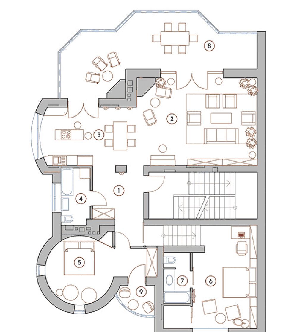 Фото: Клубний будинок „Хутір Ясний“ - 3-кімнатна
