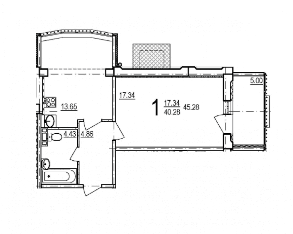 Фото: Новобудова на вул. Дагаєва, 3 - 1-кімнатна