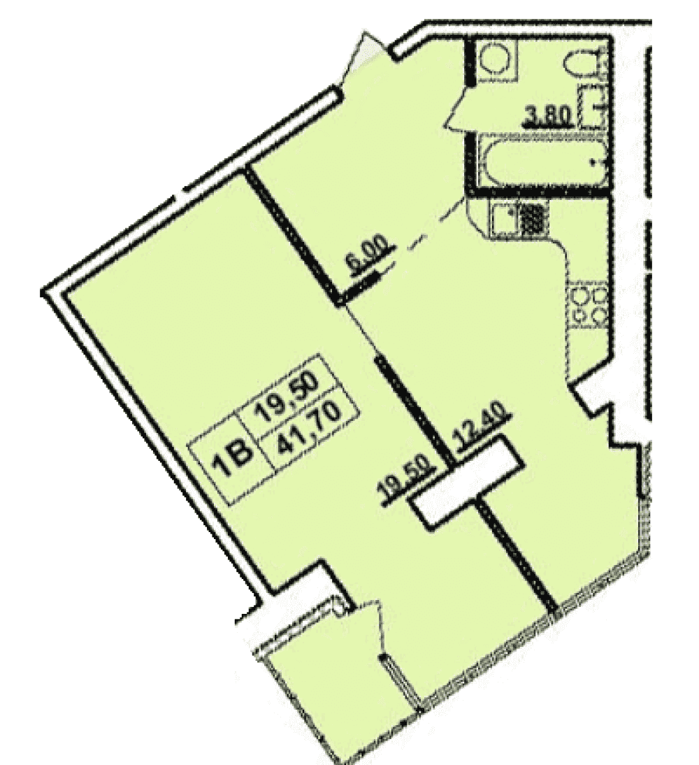 Фото: ЖК «Панорама» - 1-кімнатна