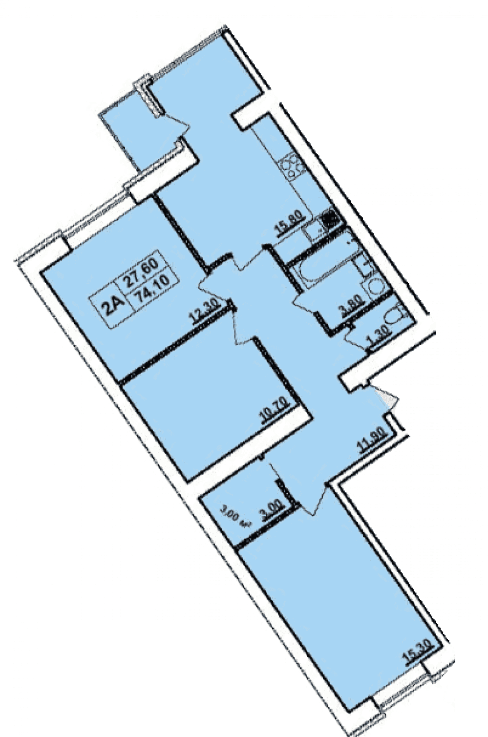 Фото: ЖК «Панорама» - 3-кімнатна