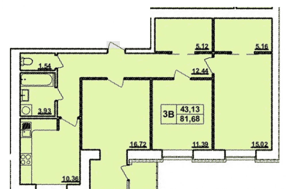 Фото: ЖК «Панорама» - 3-кімнатна