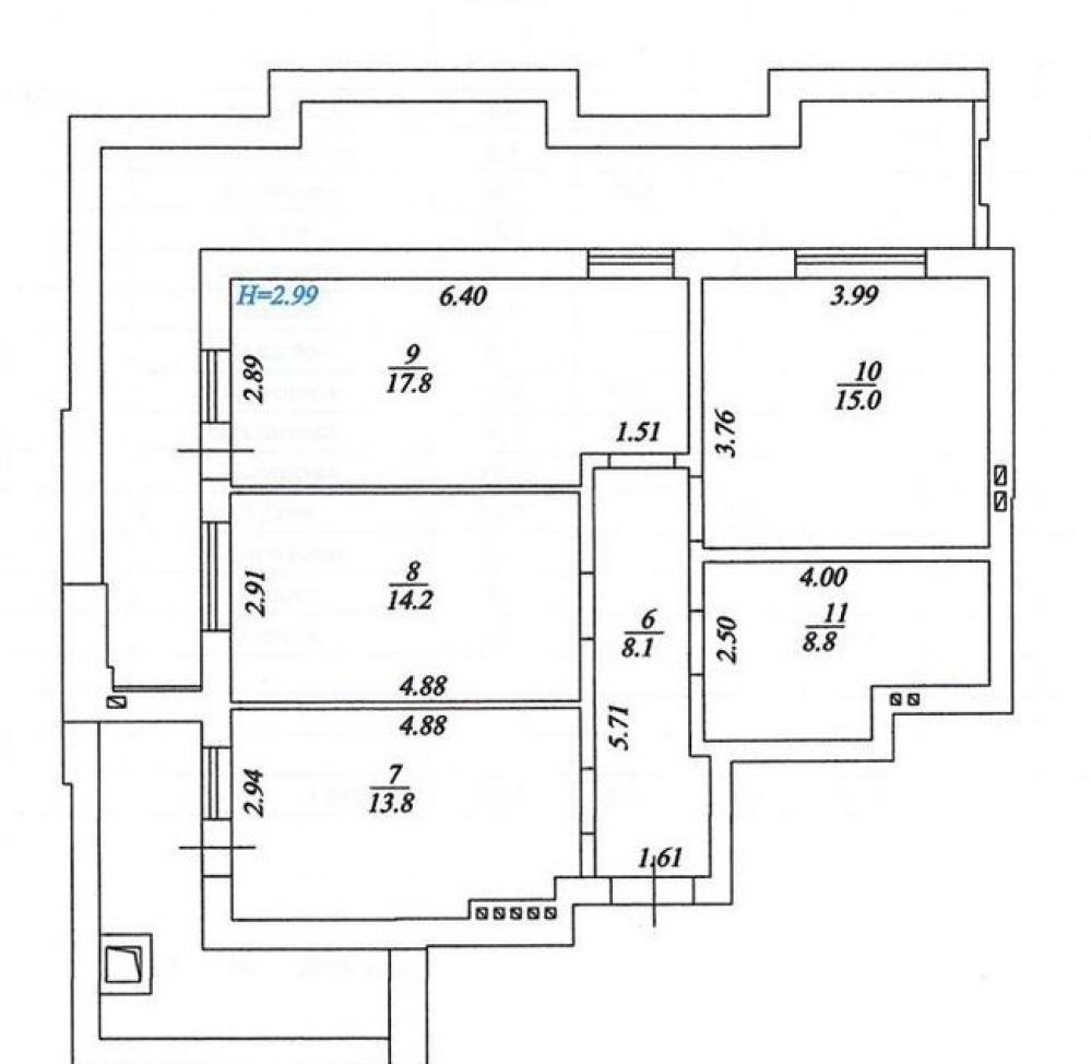 Фото: Клубний будинок Brick House - 3-кімнатна