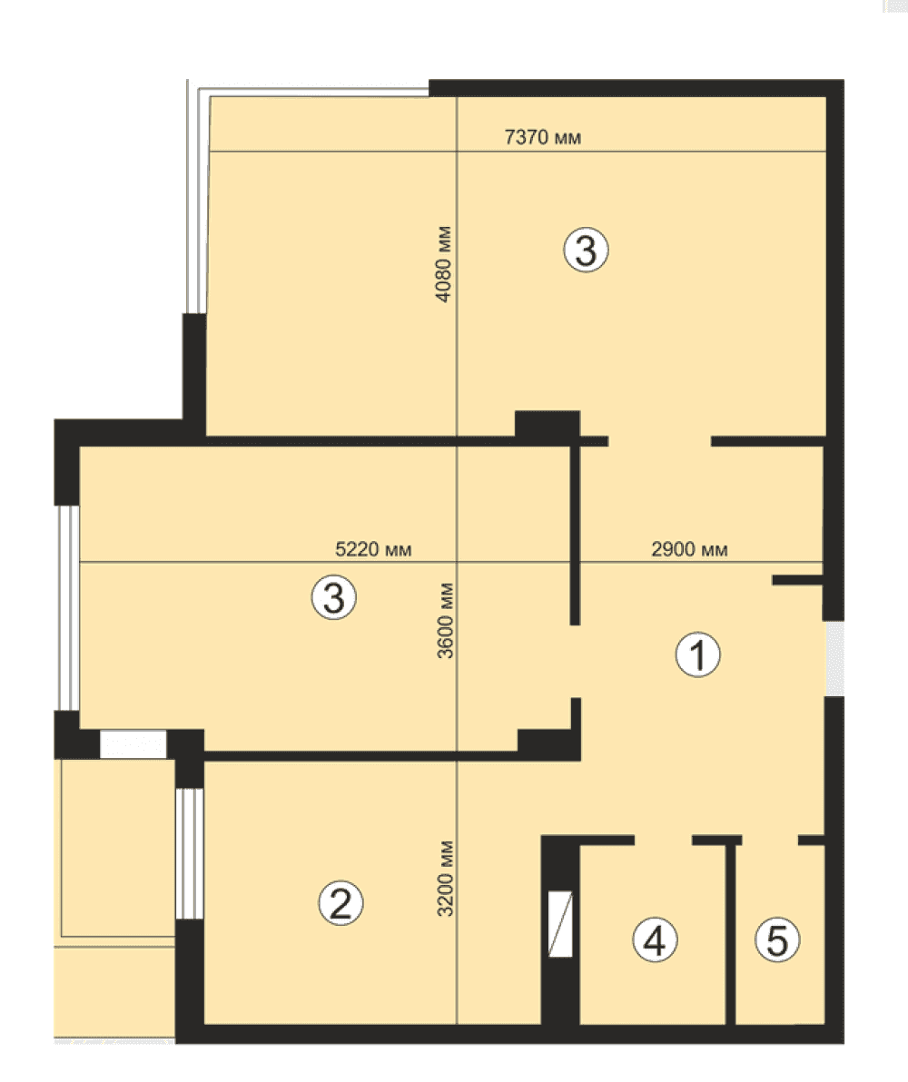 Фото: «Вишневий квартал» ЖК - 2-кімнатна