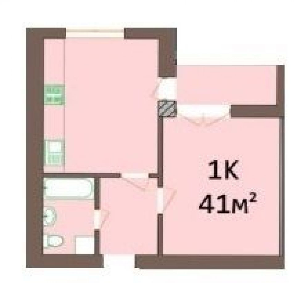 Фото: «Затишна оселя» ЖК у Вовчинці - 1-кімнатна