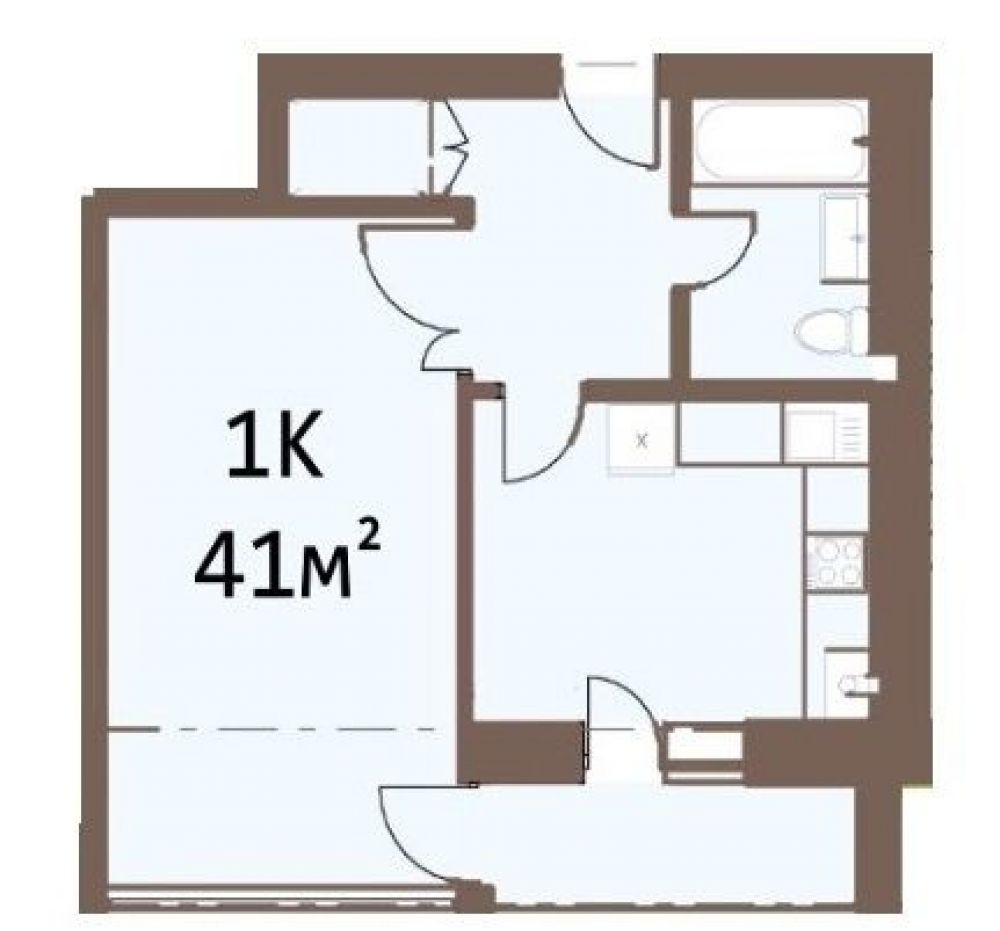 Фото: «Затишна оселя» ЖК у Вовчинці - 1-кімнатна