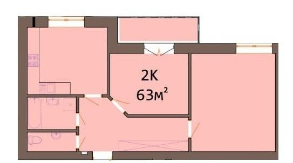 Фото: «Затишна оселя» ЖК у Вовчинці - 2-кімнатна