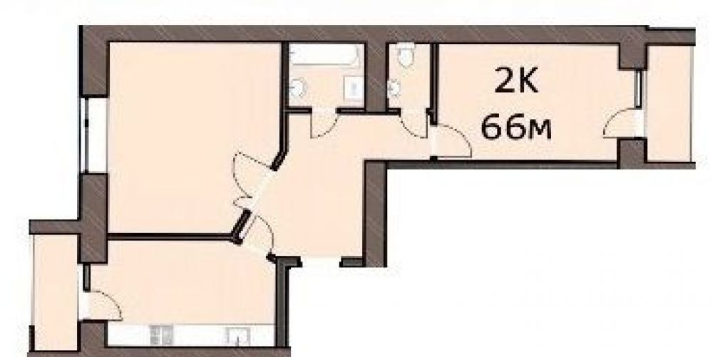 Фото: «Затишна оселя» ЖК у Вовчинці - 2-кімнатна