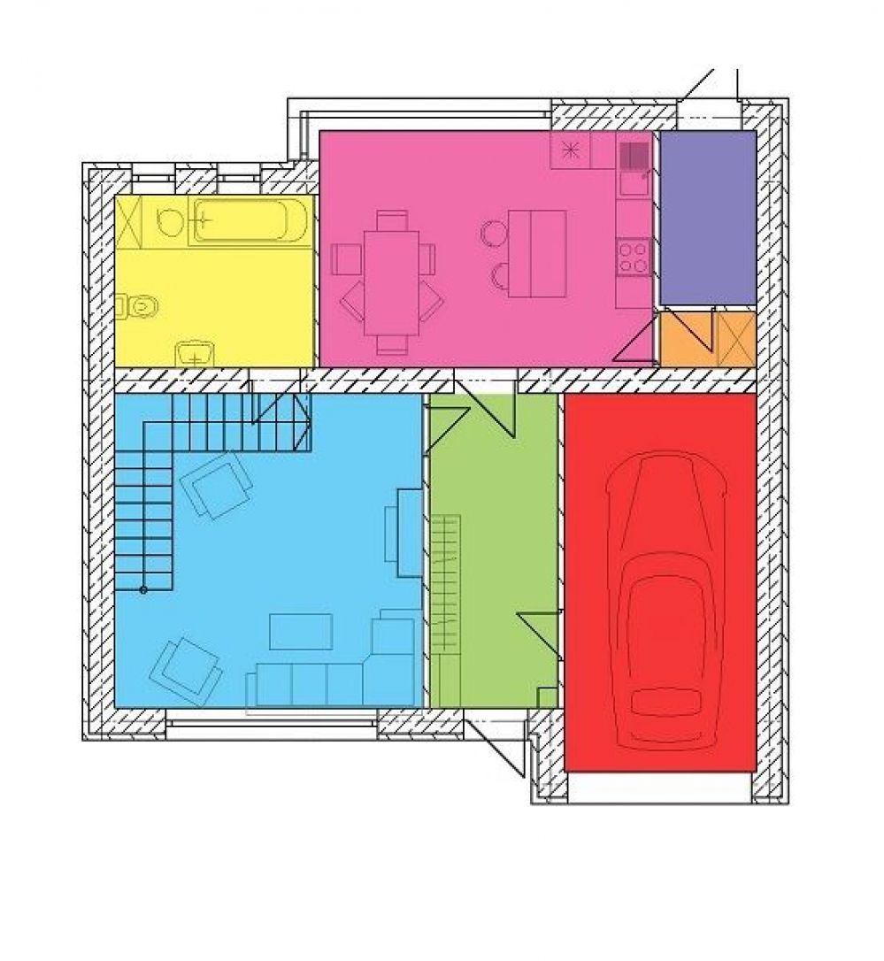 Фото: 1 поверх, гараж