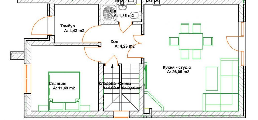 Фото: 1 этаж