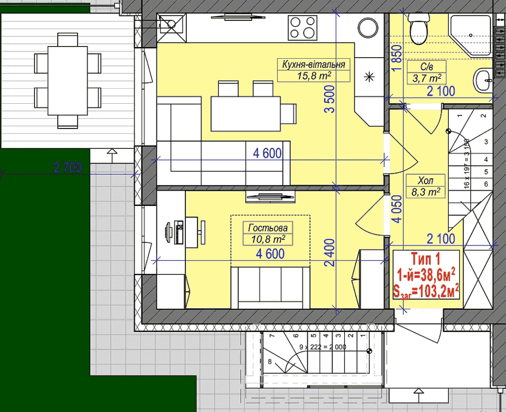 Фото: 1 этаж