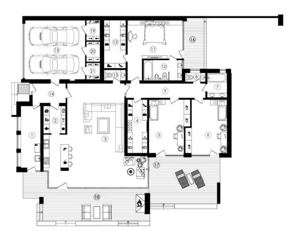 Фото: 1 этаж, гараж