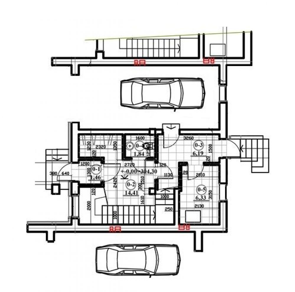 Фото: 1 этаж, гараж