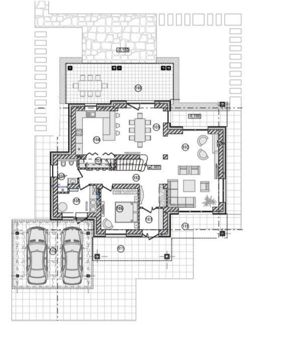 Фото: 1 этаж, гараж