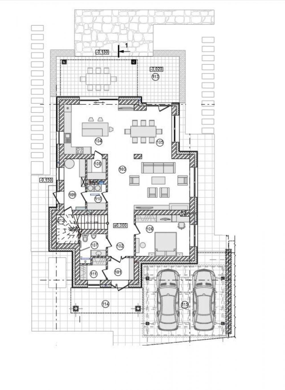 Фото: 1 поверх, гараж