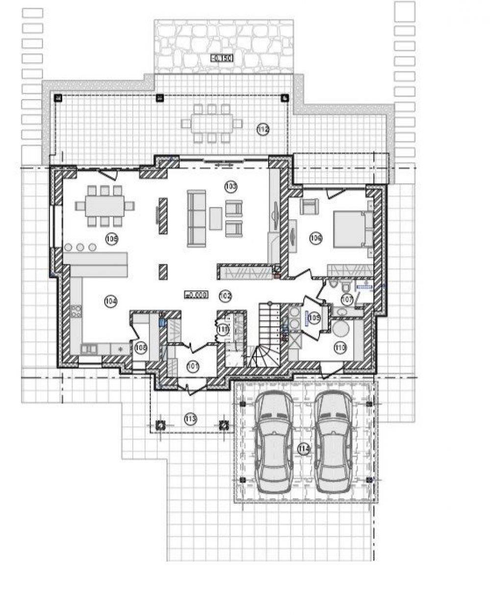 Фото: 1 поверх, гараж