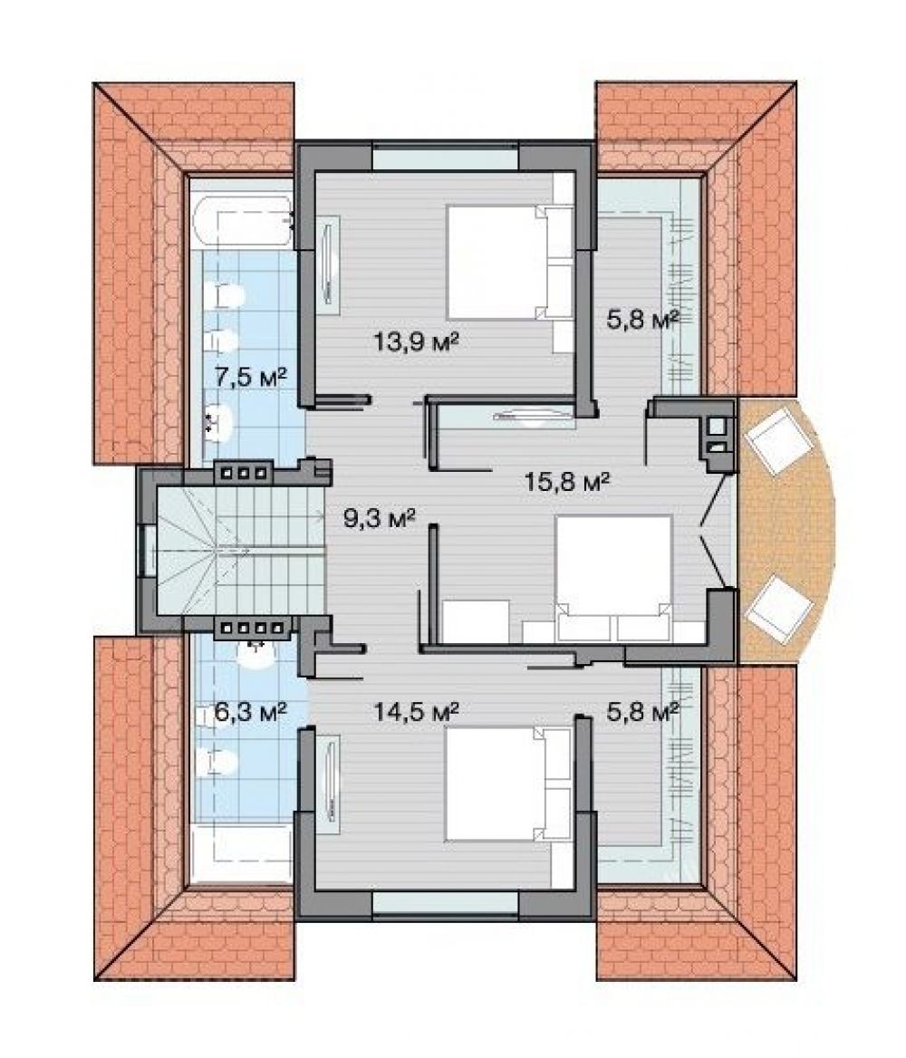 Фото: 2 этаж