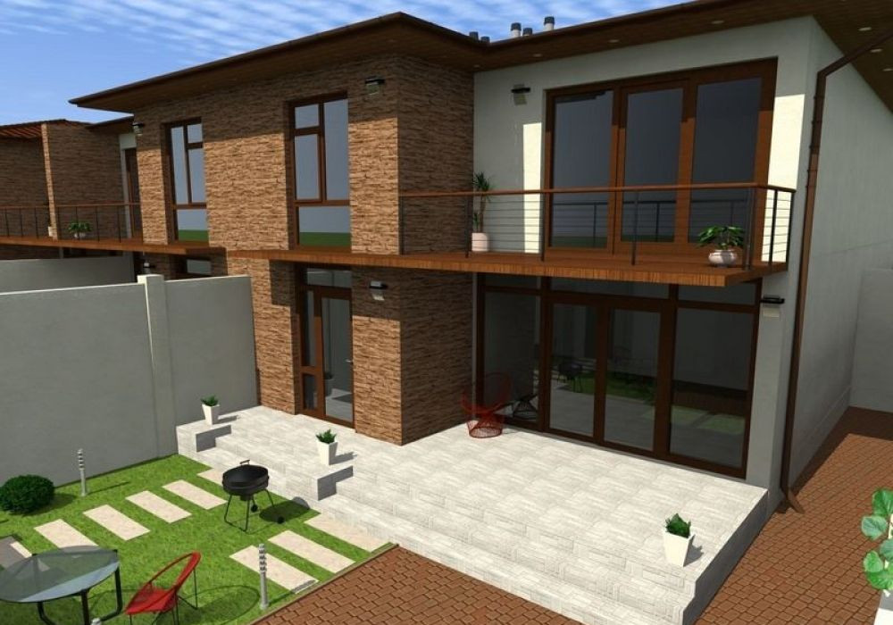 Фото: „Затишний дворик“ таунхауси - Проєкт 1