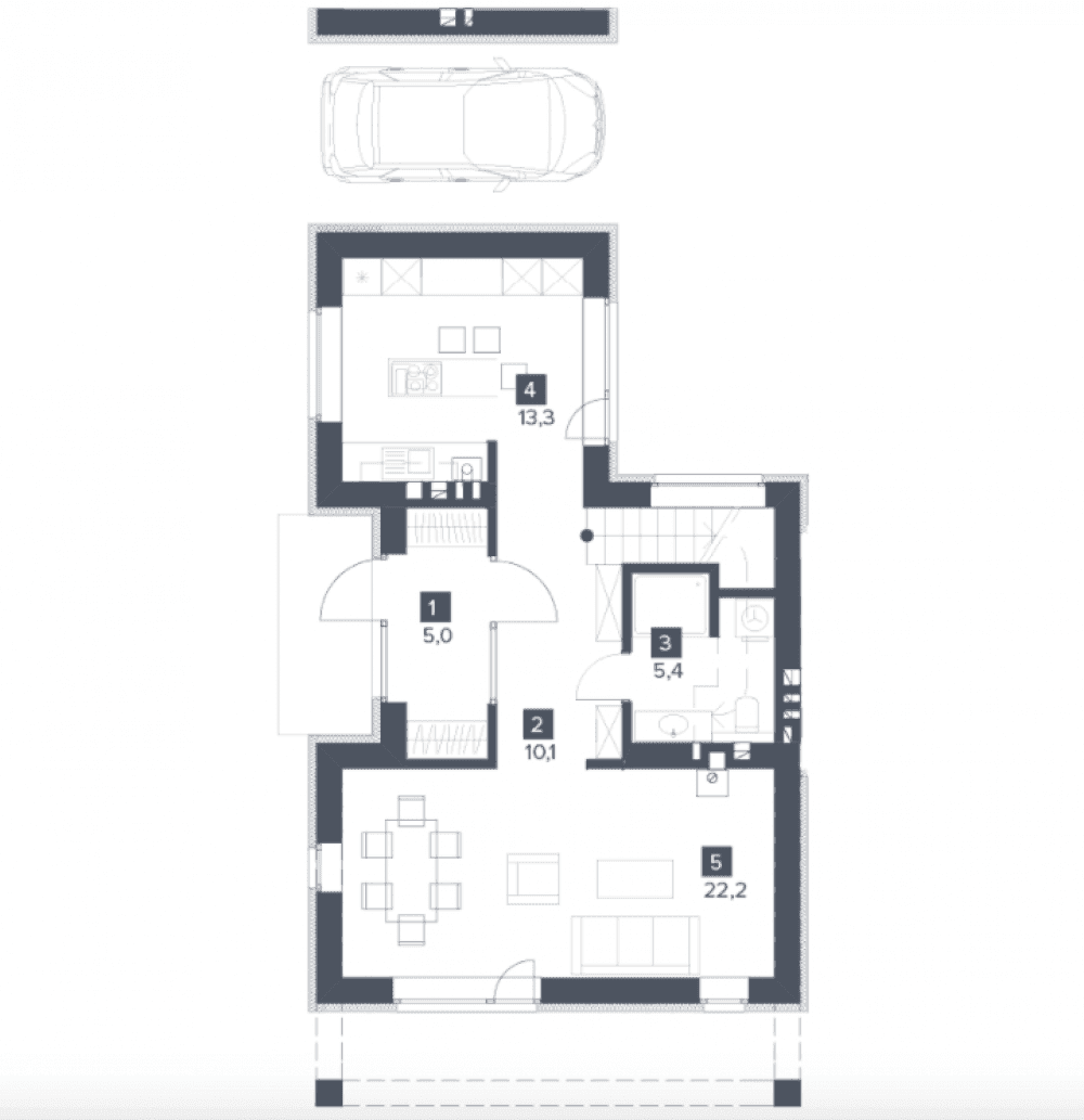 Фото: 1 поверх, гараж