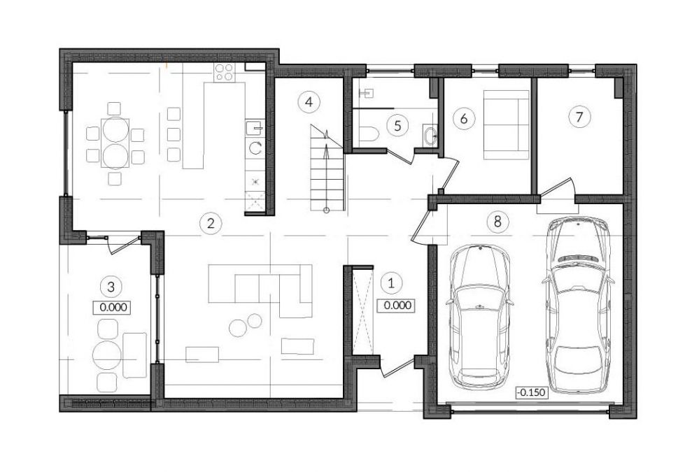 Фото: 1 поверх, гараж