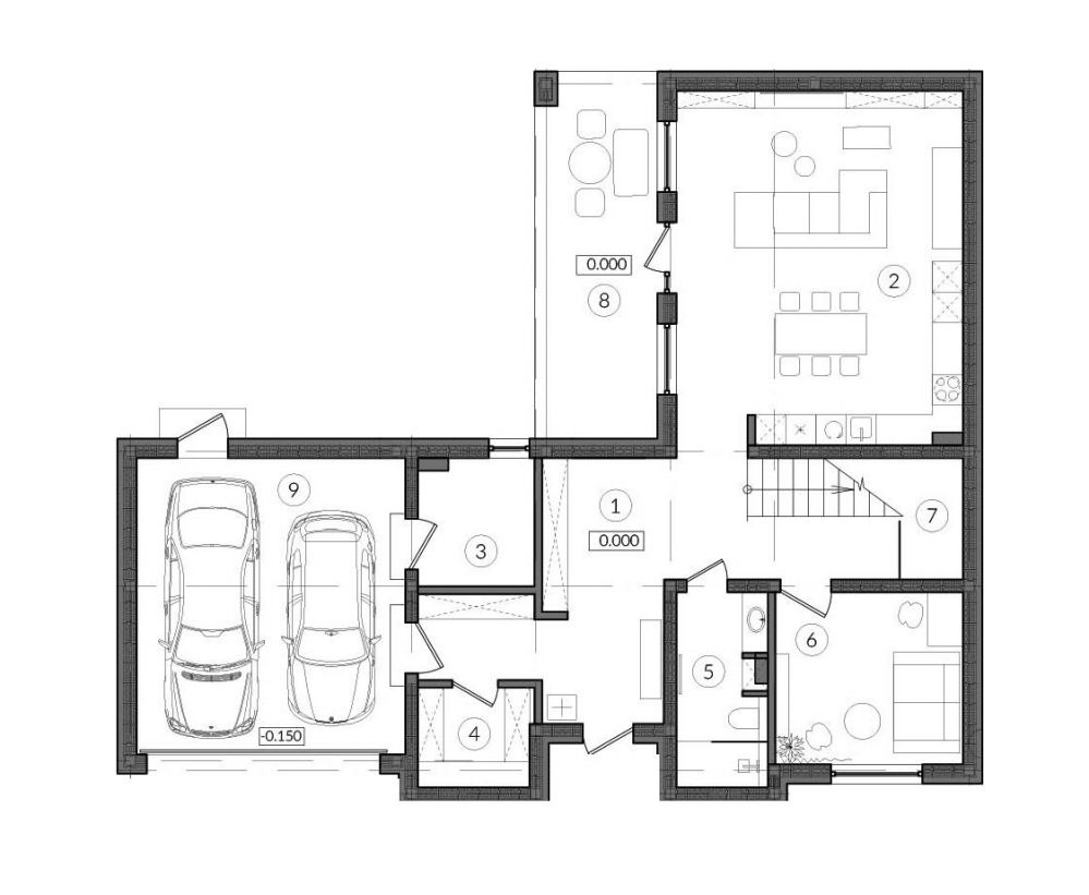 Фото: 1 поверх, гараж