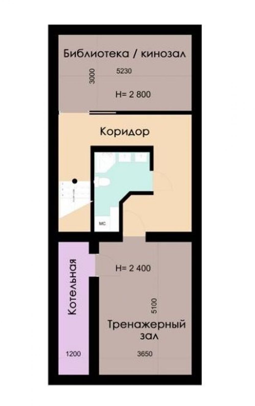 Фото: Цокольний поверх